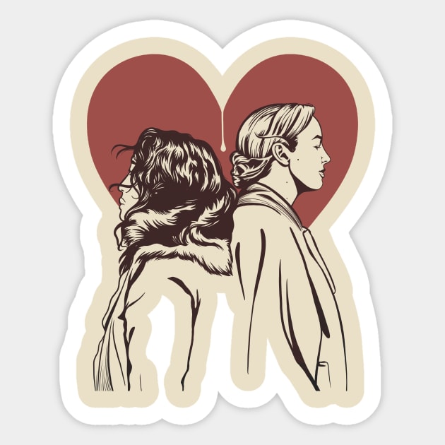 Killing Eve fan art Sticker by ElenaM